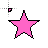 Pink Star.cur Preview