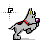 Cute Running Grey Dog.ani Preview