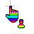 Rainbow Person 32x32 fixed.cur