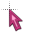 pink 3D cursor.cur Preview