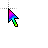 rainbow gradient cursor.cur Preview