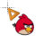 Angry Birds - Red Bird Normal Select.ani Preview