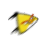 Angry Birds - Yellow Bird Diagonal Resize 2.cur Preview