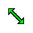 Diagonal 1 Green 1.cur Preview