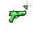 Green Gun Normal Select Left.cur Preview