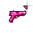 Pink Gun Normal Select Left.cur Preview