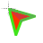 3d red and green.cur Preview