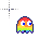 rainbow pac man ghost.ani Preview