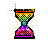 rainbow hourglass busy.ani Preview