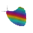 rainbow fin normal select.cur