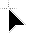  Black-White Roblox Custom Cursor.cur Preview