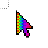 Rainbow Cursor.cur Preview