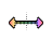Pastel Rainbow Horizontal Resize.cur Preview