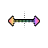 Pastel Rainbow Horizontal Resize.cur