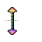 Pastel Rainbow Resize Vertical.cur Preview