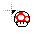 red mario mushroom.cur Preview