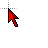 Red Cursor with shading.cur
