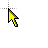 Yellow Cursor with shading.cur Preview