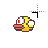 Red Eyed Flappy Bird left select.cur Preview