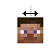 Minecraft Steve_horizontal.cur