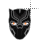 Black Panther fire eyes mask left select.ani Preview
