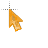 Orange Glass Drip Cursor.cur