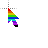 my-mouse-pointer rainbow.cur Preview