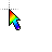 Rainbow Cursor alpha 1.4.cur Preview