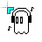 Napstablook working in background.ani Preview