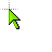 lime green lazor cursor.cur Preview