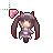 Chocola Working in Background 2.ani Preview