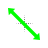 Green filled diagnoal resize 1.cur Preview