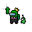 (Alt Select) Among Us With Crown, Suit, & Slime Pet.ani Preview