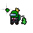(WIB) Among Us With Crown, Suit, & Slime Pet.ani