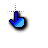 Neon Blue Cursor Clicker