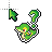 Snivy Sticker Help Select.cur