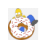 Homer eating a doughnut.cur Preview