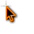 Neon Orange and White Cursor.cur Preview