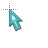 Aquamarine Mouse Cursor.cur Preview