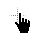 Black Hand Cursor.cur Preview