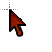 cursor vermelho e preto arquivo .cur Preview