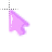 Cute pink cursor.cur Preview