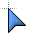 tailess blue cursor.cur Preview