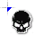 MW2 Skull Black emblem.cur Preview