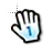 Wii Pointer Open Hand.cur Preview