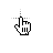 Select Link Hand Mickey Mouse Cursor Original.cur Preview