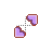 Diagonal Resize 2  Purple Donut UL .cur