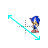 Sonic Diagonal 1.cur Preview