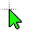 Articchubbys green minecraft command block cursor.cur Preview