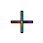 Articchubbys rainbow precision select cursor.cur Preview